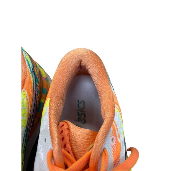 Asics Gel Nimbus 25 Tokyo Edition wms white orange run sneakers Sz 7 SKU 9379 - Picture 10 of 12